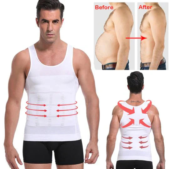 Slim Body Shaper for Men | Fat Burner & Comfort Fit – مشد رجالي لحرق الدهون وراحة يومية