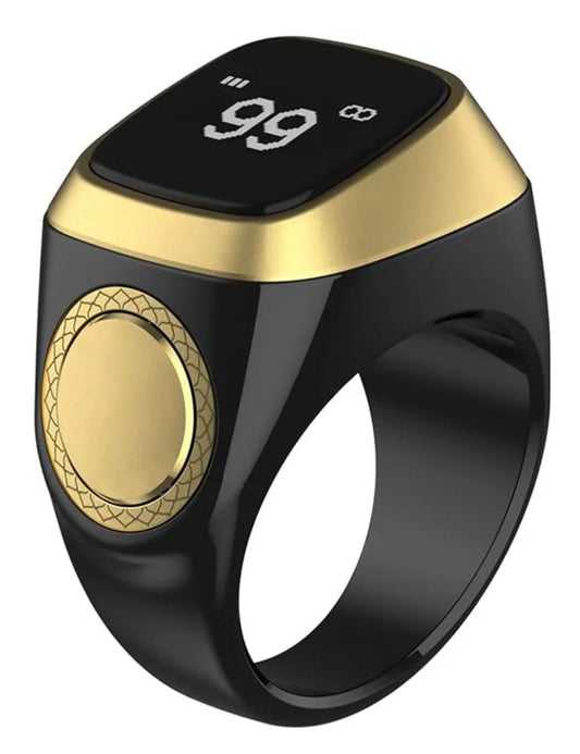"Smart Digital Tasbeeh Ring – خاتم المسبحة الإلكتروني الذكي