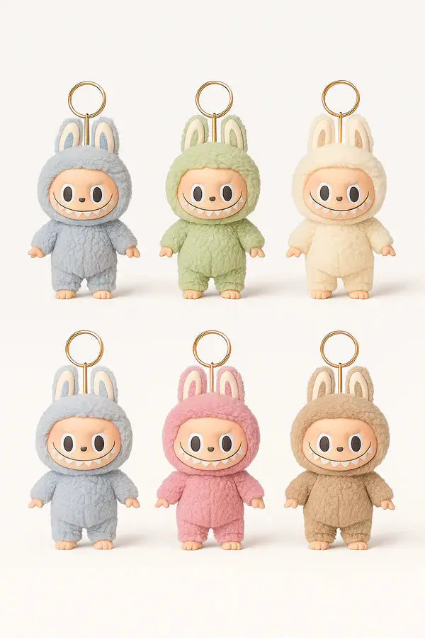 Labubu Cartoon Monster Keychain – سلسلة مفاتيح لبوبو الوحش الكرتوني Souq Zone