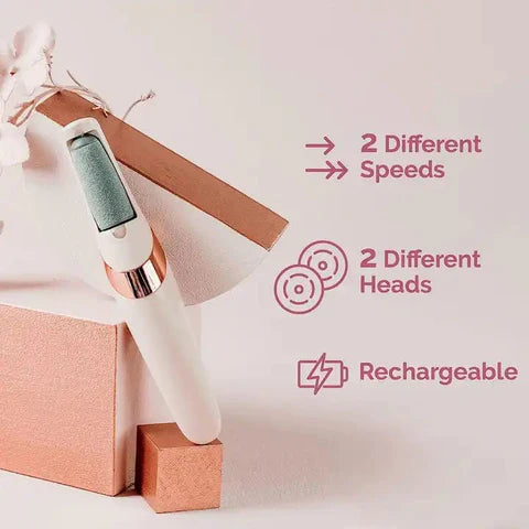Premium Callus Remover | مزيل الجلد الميت الفاخر – Foot File & Heel Scraper | مبرد القدم وكاشط الكعب لقدم ناعمة