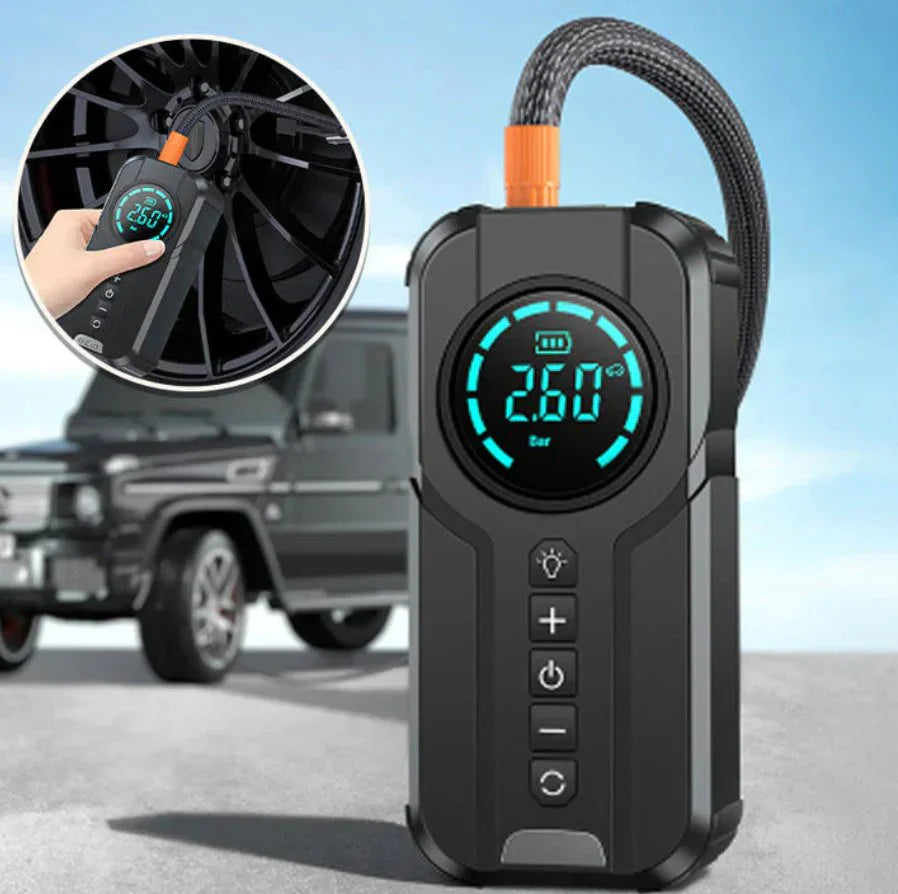 4-in-1 Portable Smart Air Pump – مضخة هواء ذكية محمولة 4 في 1 My Store