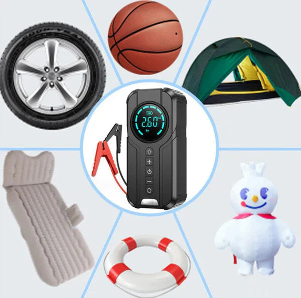 4-in-1 Portable Smart Air Pump – مضخة هواء ذكية محمولة 4 في 1 My Store