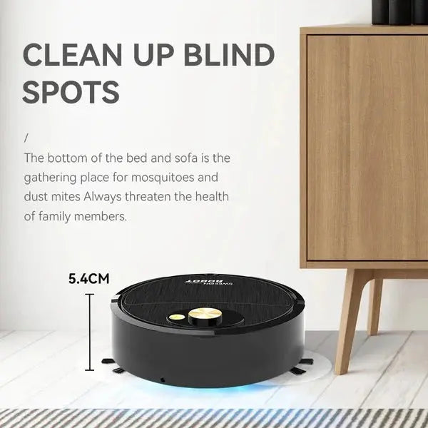 3-IN-1 Automatic Robot Vacuum Cleaner – مكنسة روبوت أوتوماتيكية 3 في 1 Souq Zone
