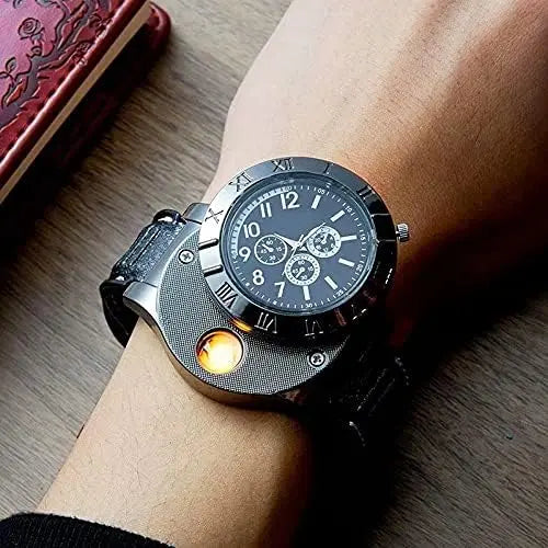 Men's Military USB Lighter Watch Souq Zone